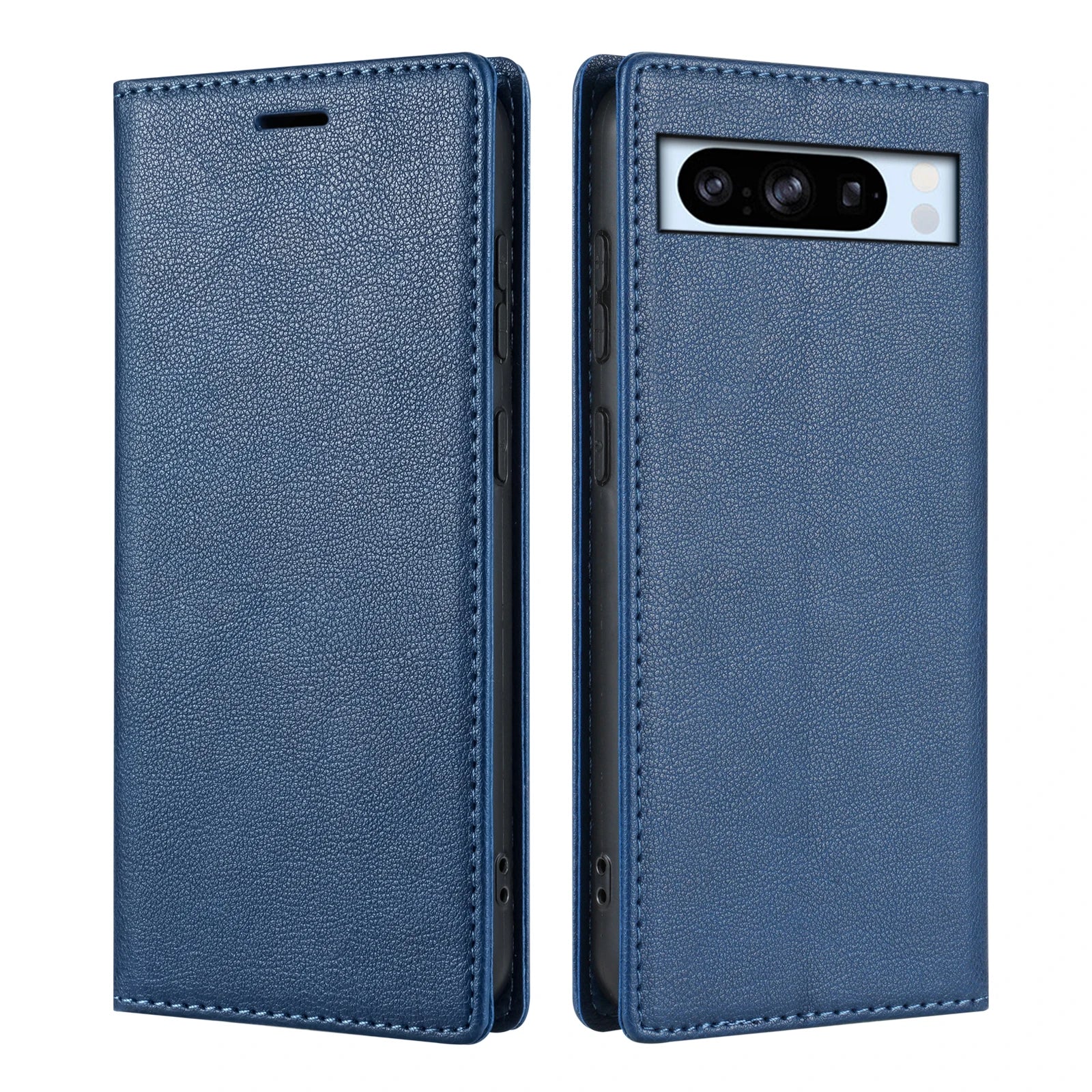 PureGuardCases Ultra Slim Leather Wallet Case for Google Pixel