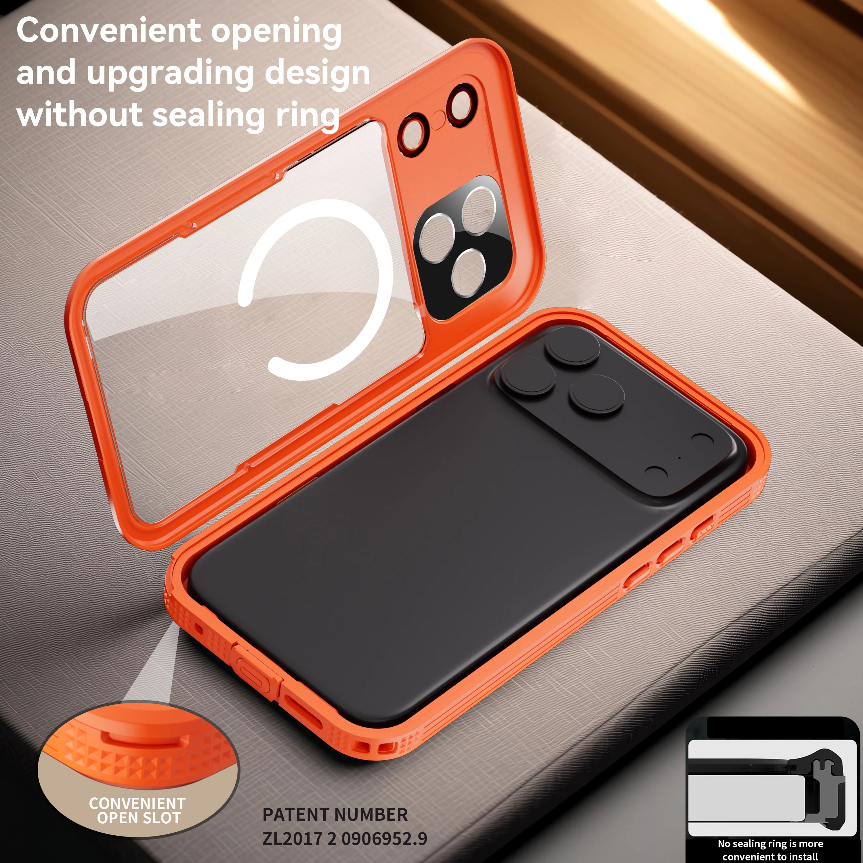 PureGuardCases IP68 Waterproof iPhone Case – MagSafe Diving & Swimming Protective Cover