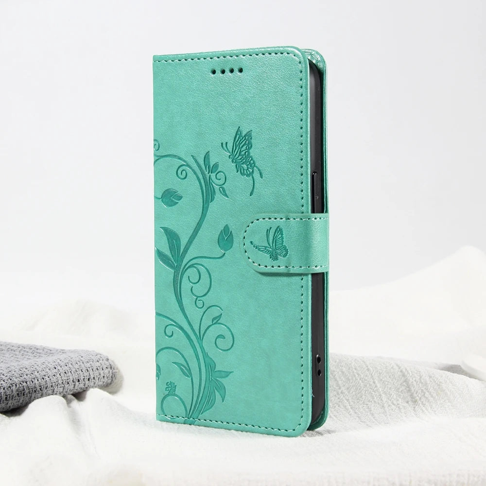 Butterfly Wallet Case iPhone 18 Pro Max, Green