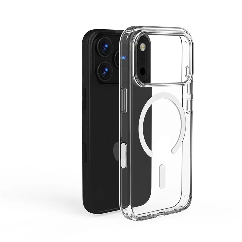 Clear MagSafe shockproof case for iPhone 17, 17 Pro, 17 Pro Max and iPhone Air