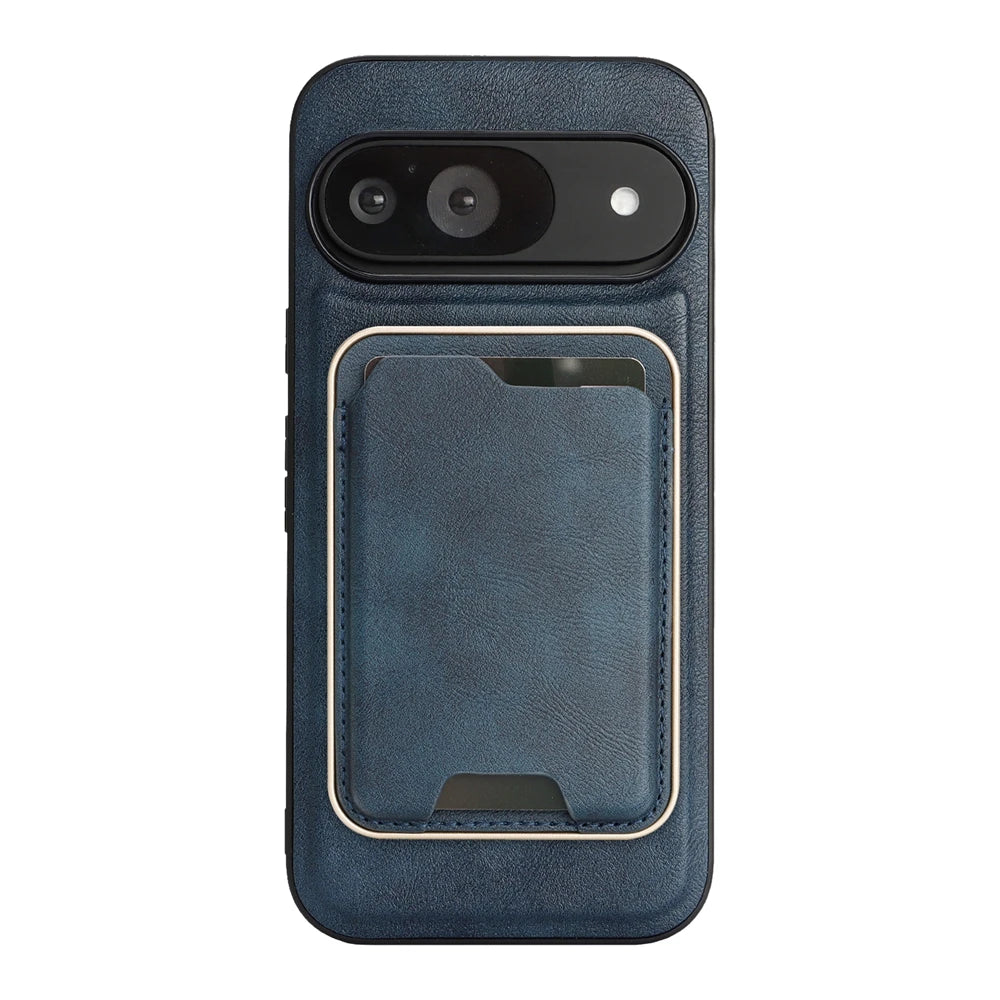 PureGuardCases 2-in-1 Magnetic Leather Wallet Case for Google Pixel