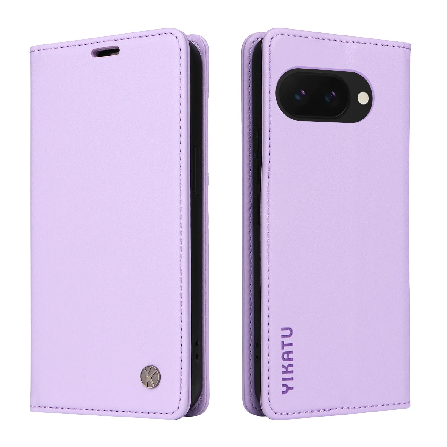 PureGuardCases Magnetic Leather Wallet Case for Google Pixel