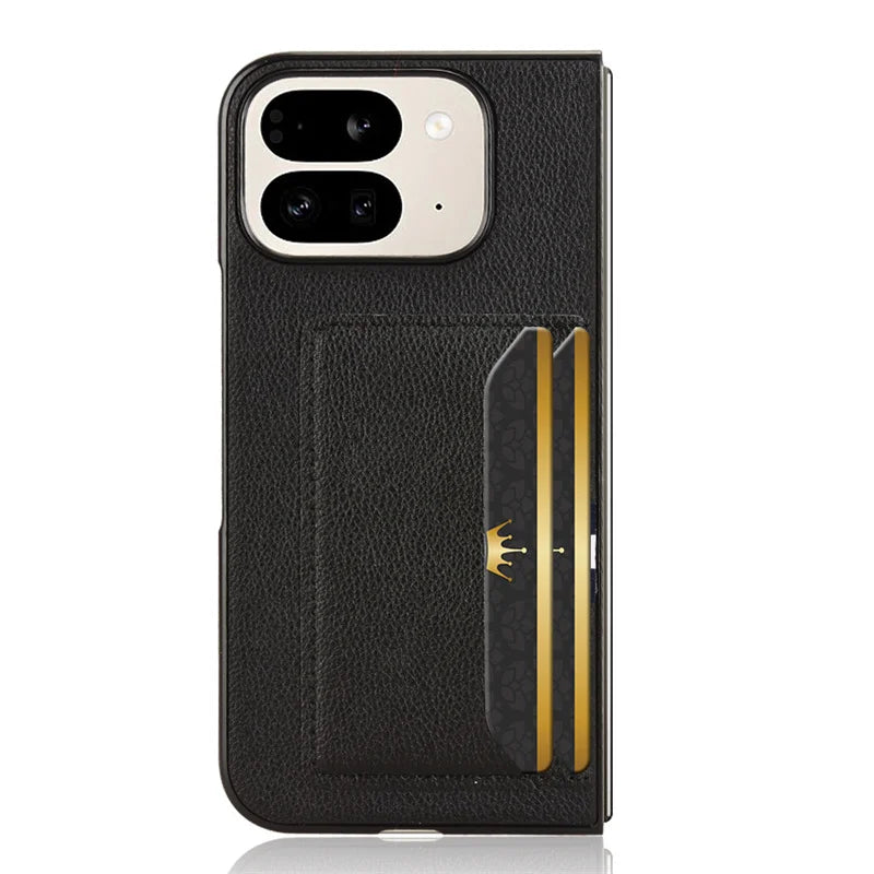 PureGuardCases Leather Card Holder Case for Google Pixel Fold