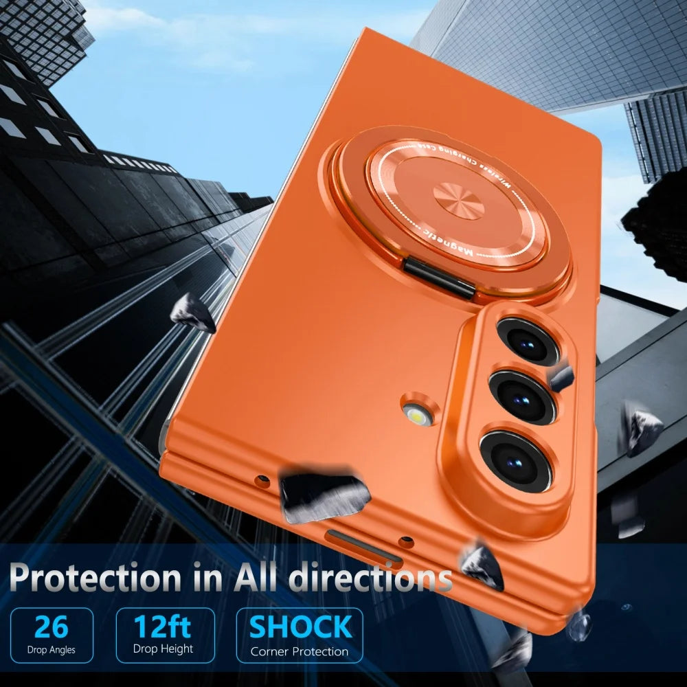 PureGuardCases Luxury Magnetic Armor Case for Samsung Galaxy Z Fold