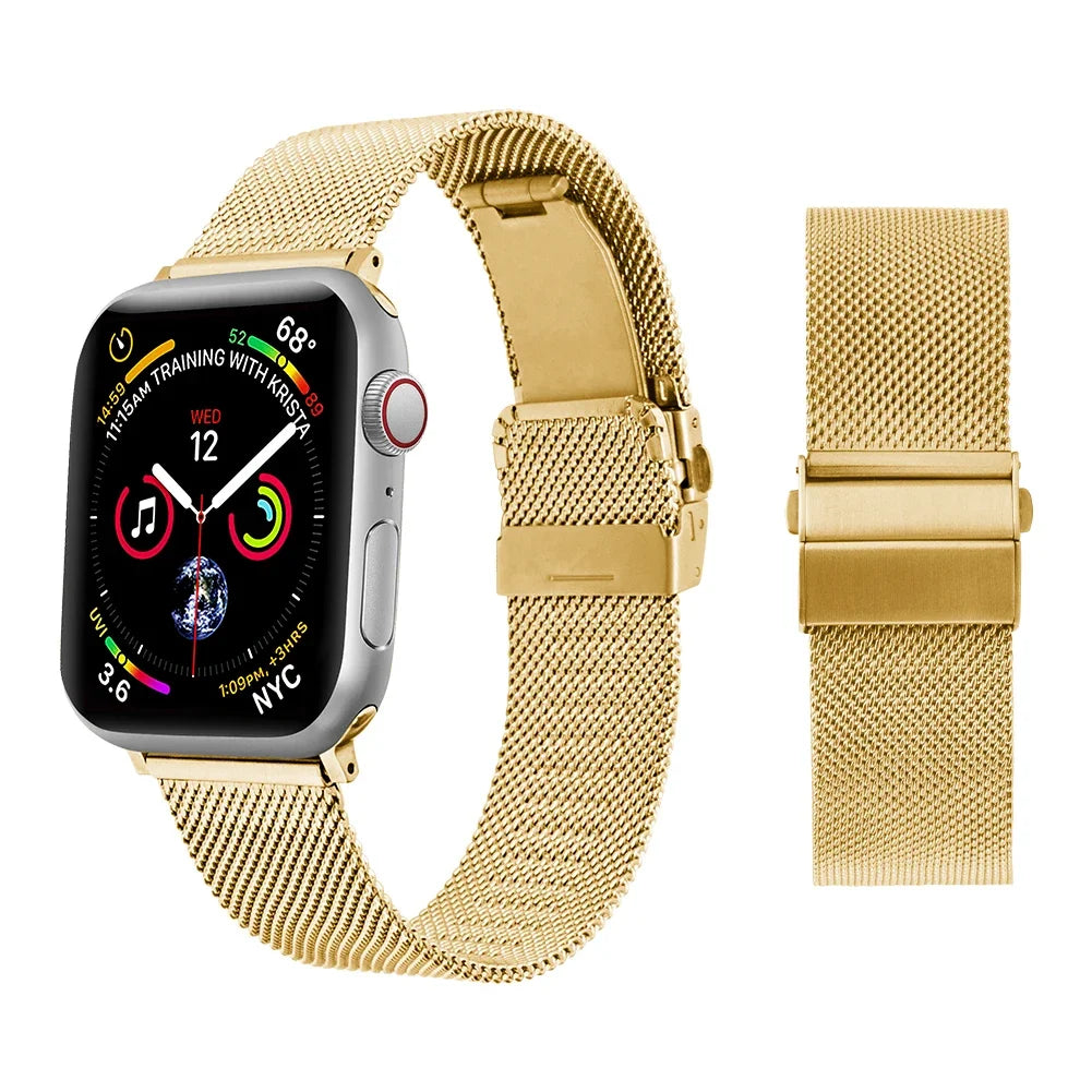 PureGuardCases Luxury Stainless Steel Band for Apple Watch