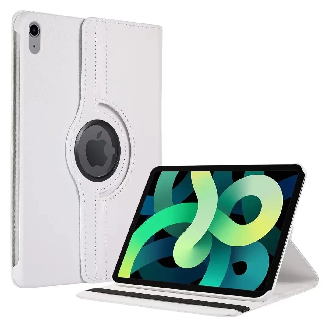 PureGuardCases 360° Rotating Leather Stand Case for iPad