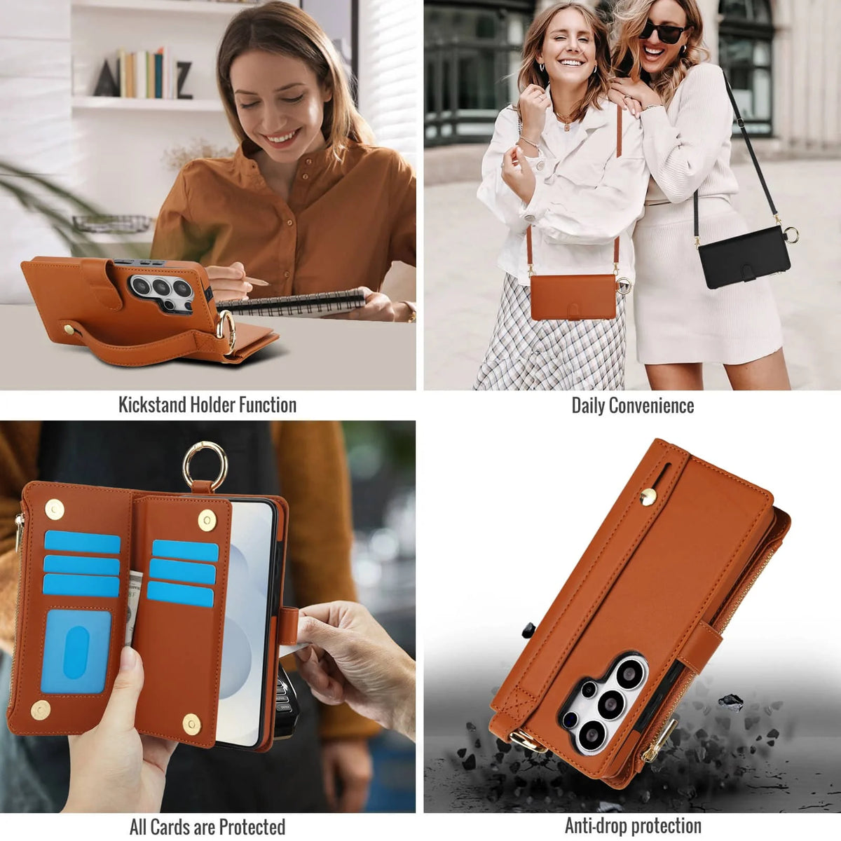 RFID Zipper Case Galaxy S26, zipper pocket