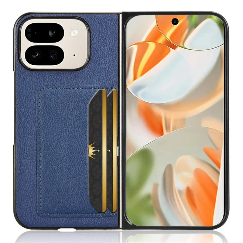 PureGuardCases Leather Card Holder Case for Google Pixel Fold