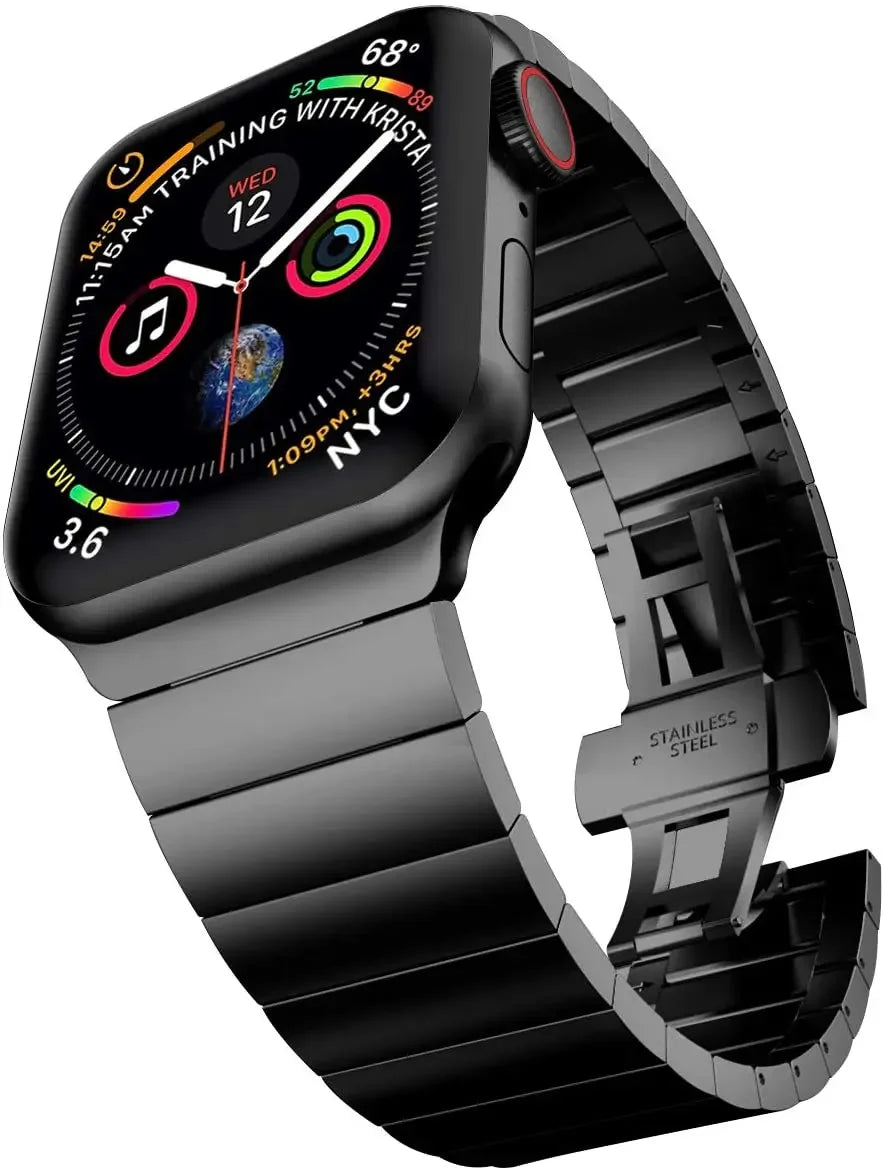 PureGuardCases Luxury Stainless Steel Band for Apple Watch