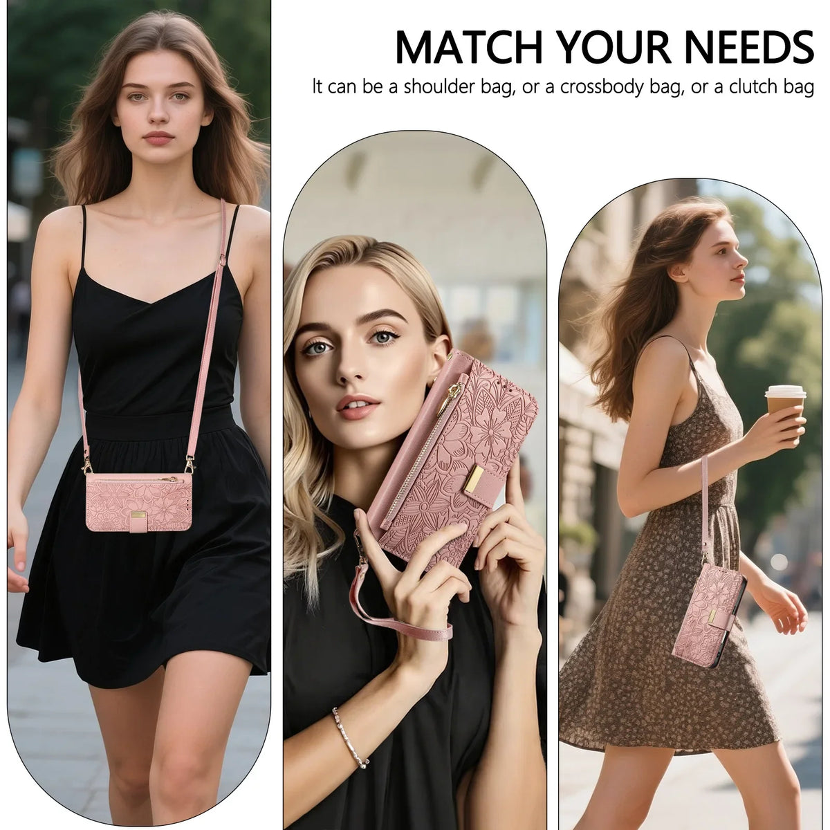 Zipper Crossbody Case iPhone 18 Pro/Max, crossbody strap