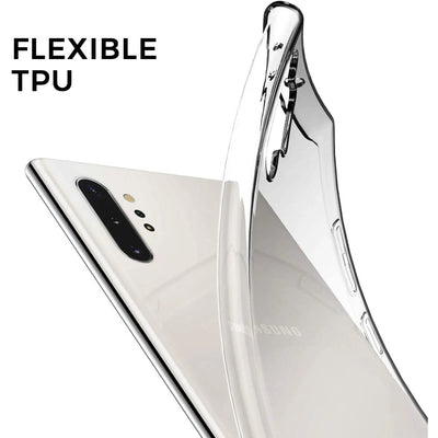 PureGuardCases Ultra-Thin Clear TPU Case for Samsung Galaxy Note 10