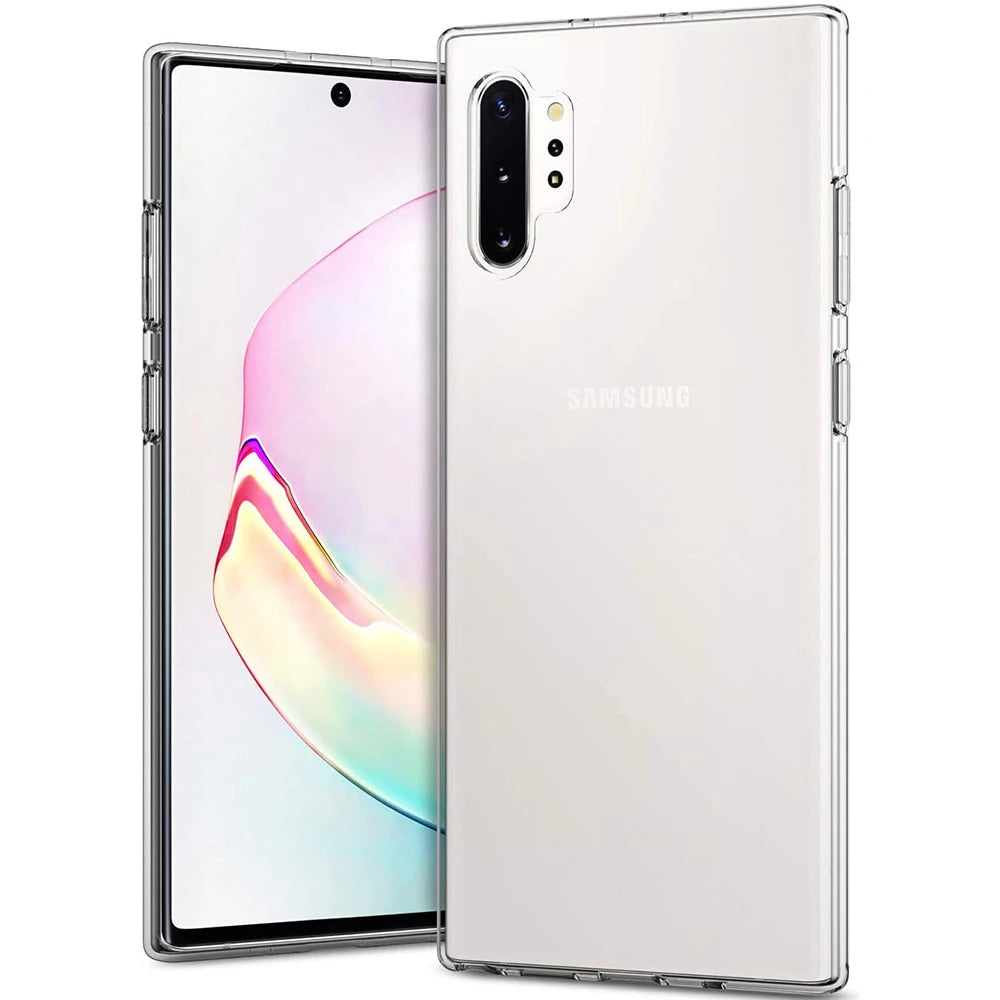 PureGuardCases Ultra-Thin Clear TPU Case for Samsung Galaxy Note 10