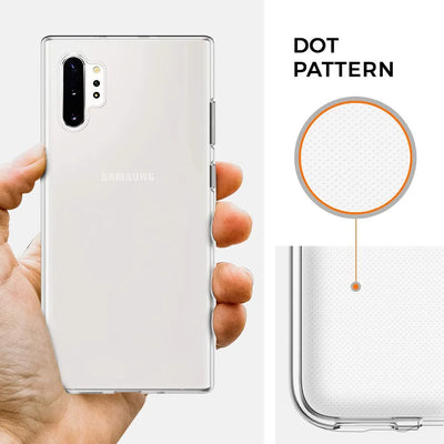 PureGuardCases Ultra-Thin Clear TPU Case for Samsung Galaxy Note 10