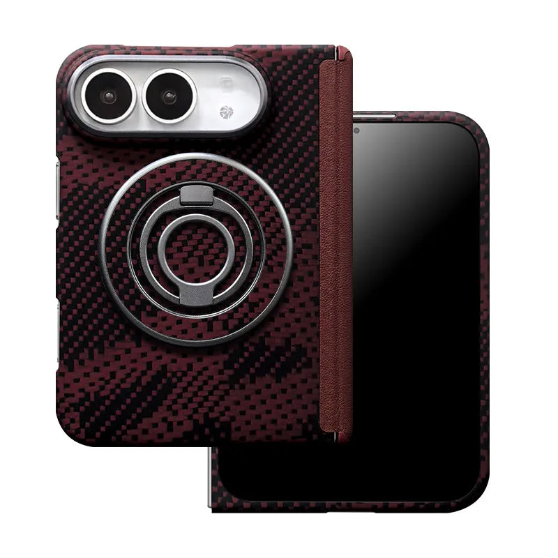 Aramid Fiber Slim MagSafe Case for iPhone Duo - Product View 10