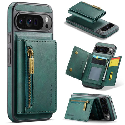 PureGuardCases 2-in-1 Magnetic Leather Wallet Case for Google Pixel