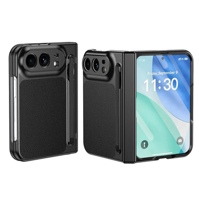 Leather Case with Pen Slot & Stylus for iPhone Duo - Product View 9