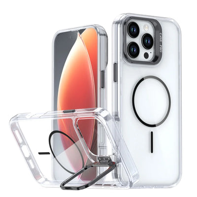 Clear MagSafe Case with Camera Lens Stand for iPhone 11-18 - Product View 10