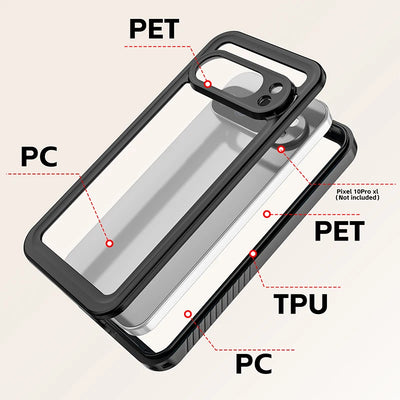 PureGuardCases IP68 Waterproof Full-Body Case for Google Pixel