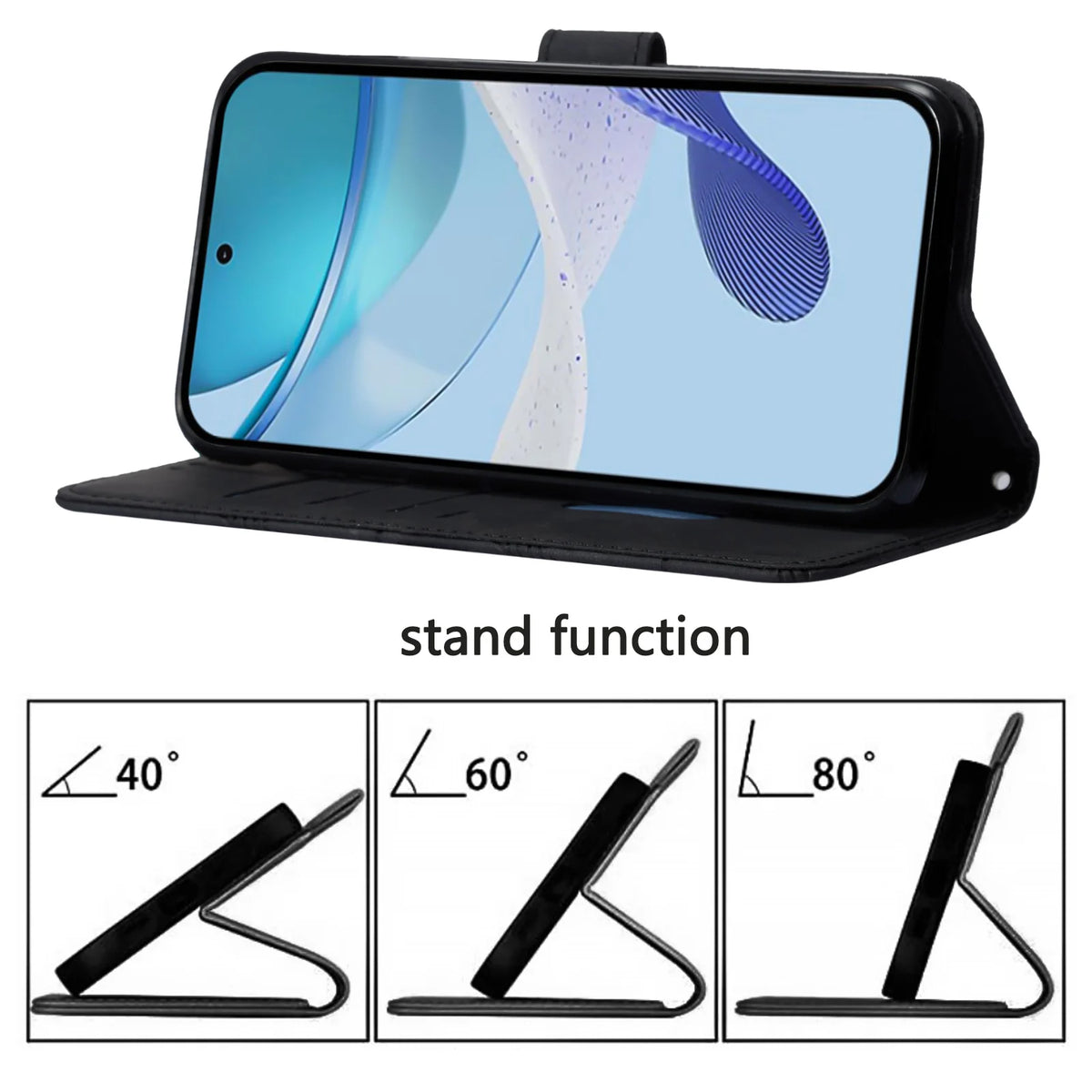Skin-Feel Wallet Case Galaxy S20-S26, corner armor