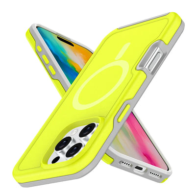 PureGuardCases Dual Layer Armor iPhone Case – MagSafe Shockproof Matte Cover