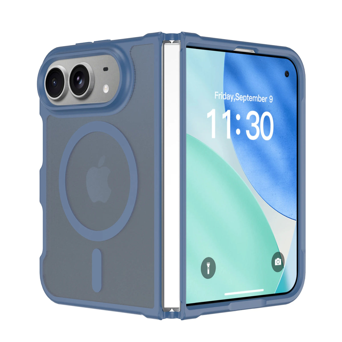 Matte MagSafe Case iPhone Duo, Blue