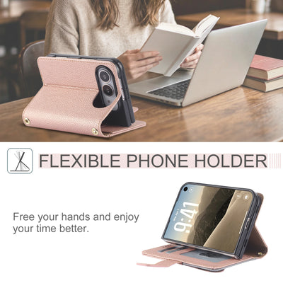 Two-Tone Crossbody Case iPhone Duo, front & back