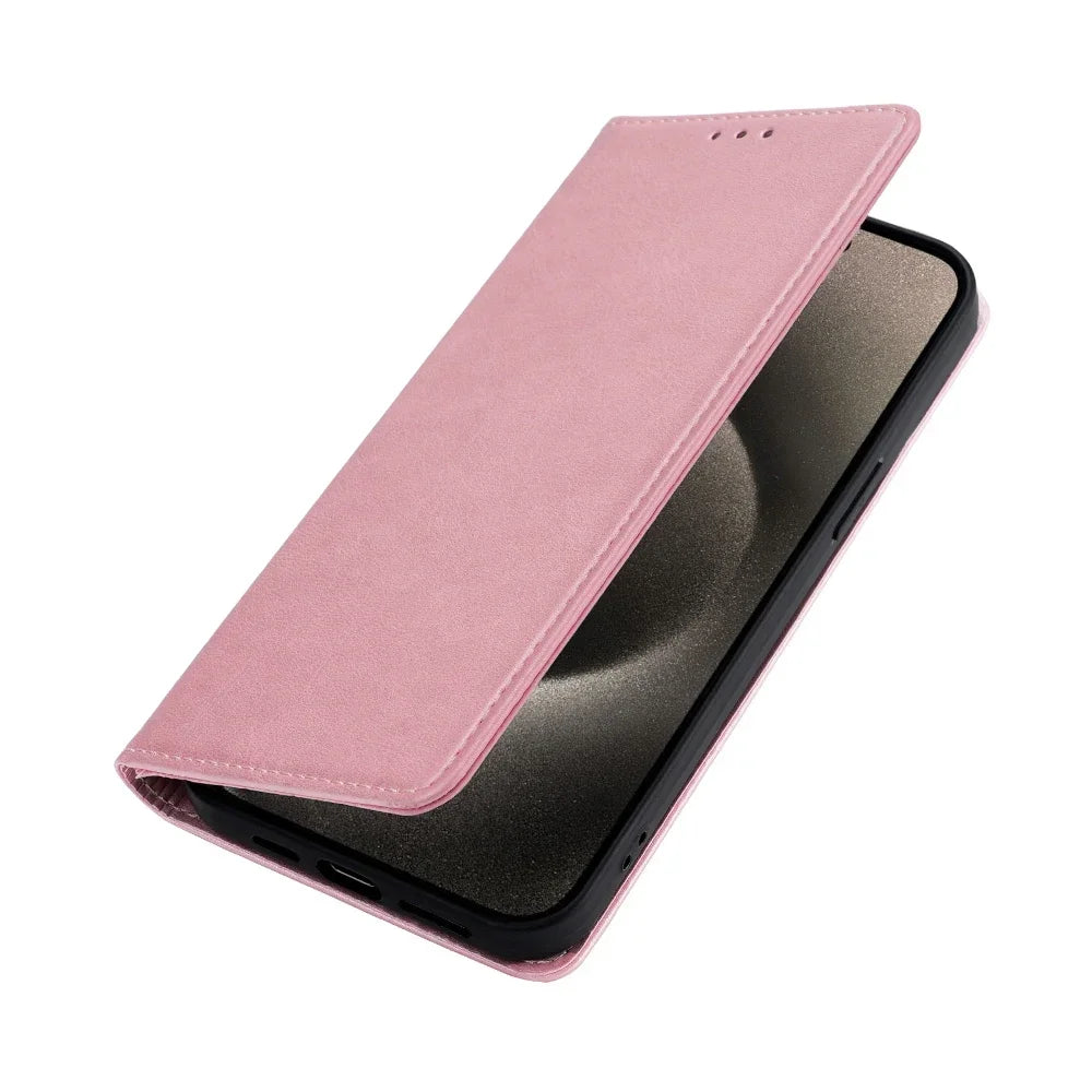 PureGuardCases Magnetic Leather Wallet Case for Google Pixel