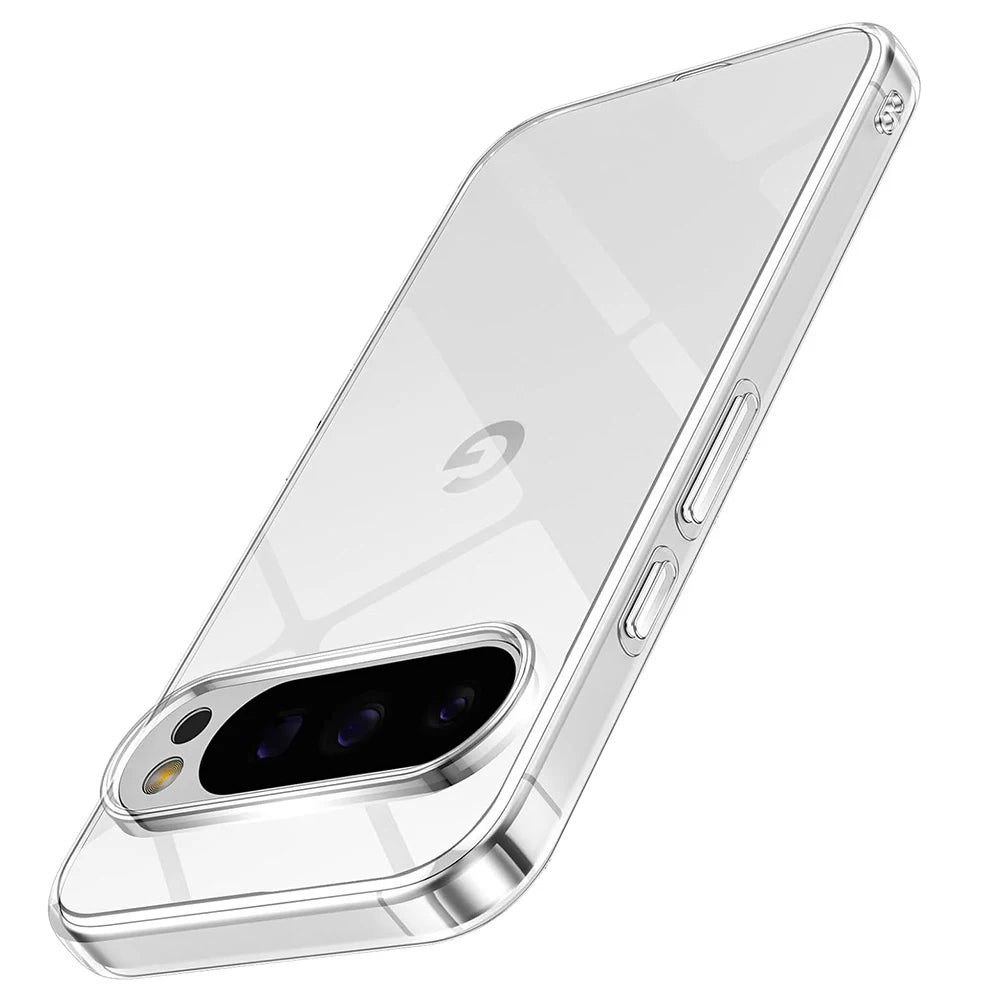 Clear ultra slim soft case for Google Pixel 10, 9, 8, 7 and 6 series