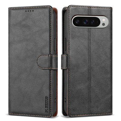 PureGuardCases Leather Wallet Case for Google Pixel