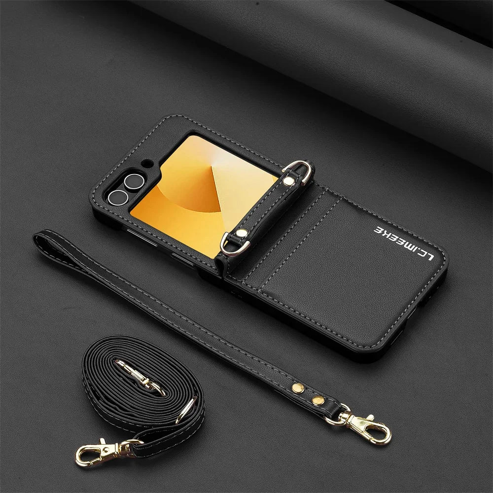 Crossbody Wallet Case for Samsung Galaxy Z Flip 7 FE-Flip 3 - Product View 7