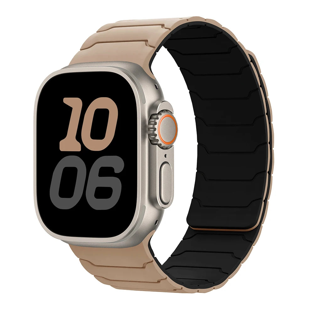 PureGuardCases Magnetic Silicone Band for Apple Watch