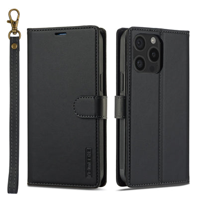 PureGuardCases 2-in-1 Magnetic Detachable Leather Wallet Case for iPhone