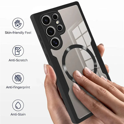 PureGuardCases 360° Full-Body Clear Case for Samsung Galaxy
