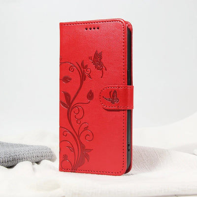 Butterfly Wallet Case iPhone 18 Pro Max, Red