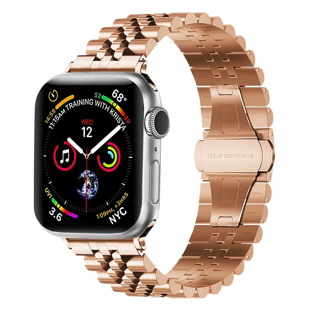 PureGuardCases Luxury Stainless Steel Band for Apple Watch