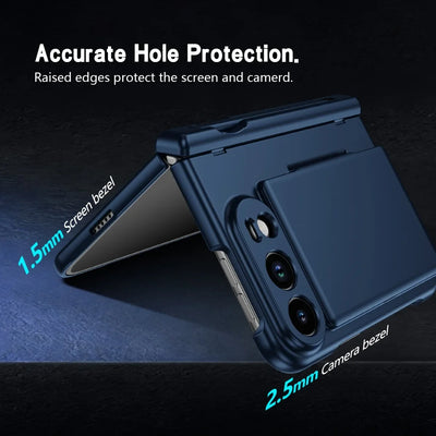 Pen Slot Card Wallet Kickstand Case for iPhone Duo - Product View 3