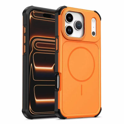 PureGuardCases Heavy Duty Rugged iPhone Case – MagSafe Shockproof Matte Cover