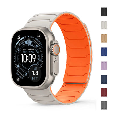 PureGuardCases Magnetic Silicone Band for Apple Watch