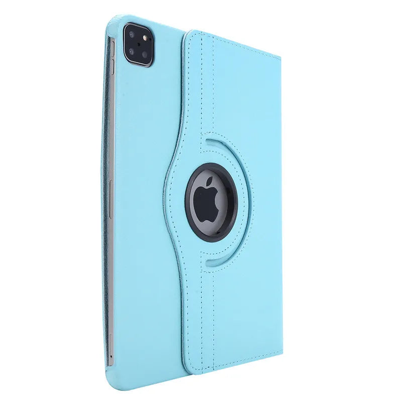 PureGuardCases 360° Rotating Leather Stand Case for iPad