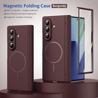 PureGuardCases Magnetic Hinge Protection Case for Samsung Galaxy Z Fold