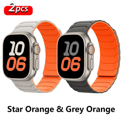 PureGuardCases Magnetic Silicone Band for Apple Watch