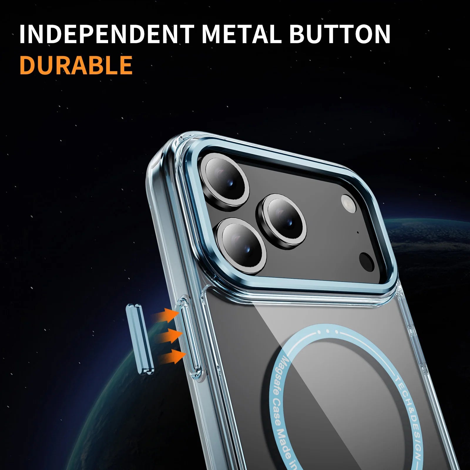 PureGuardCases Luxury Phantom HD Clear iPhone Case – MagSafe Shockproof Magnetic Cover