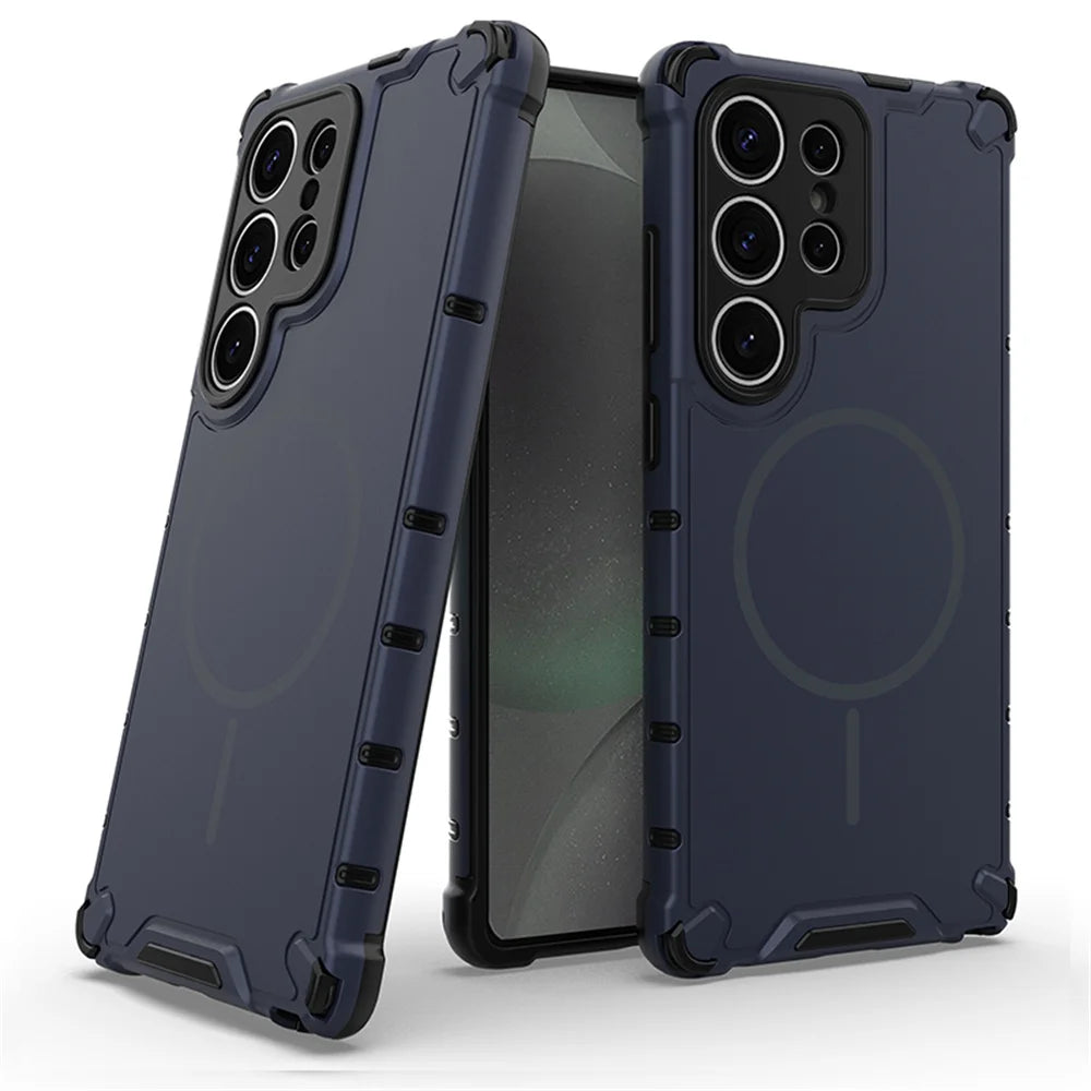 PureGuardCases Magnetic Armor Case for Samsung Galaxy