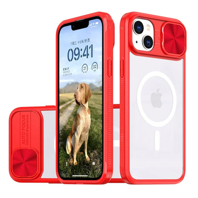 PureGuardCases Slide Camera Lens Acrylic iPhone Case – MagSafe Magnetic Cover