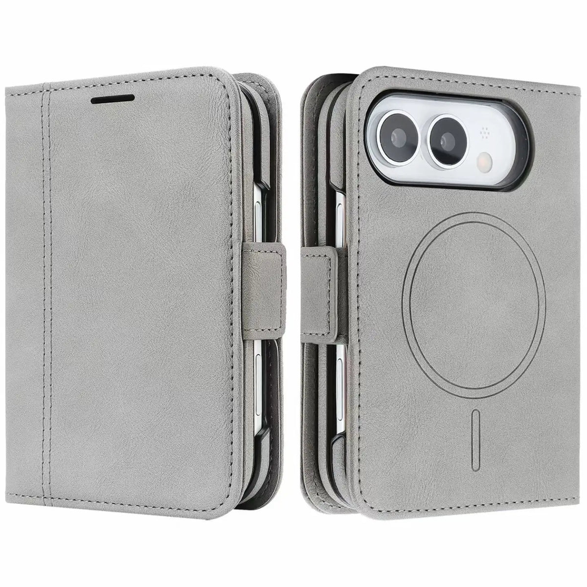 2-in-1 MagSafe Wallet iPhone Duo, Gray