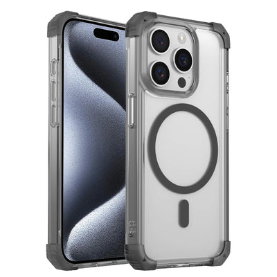 PureGuardCases Luxury Clear Armor iPhone Case – MagSafe Shockproof Magnetic Cover