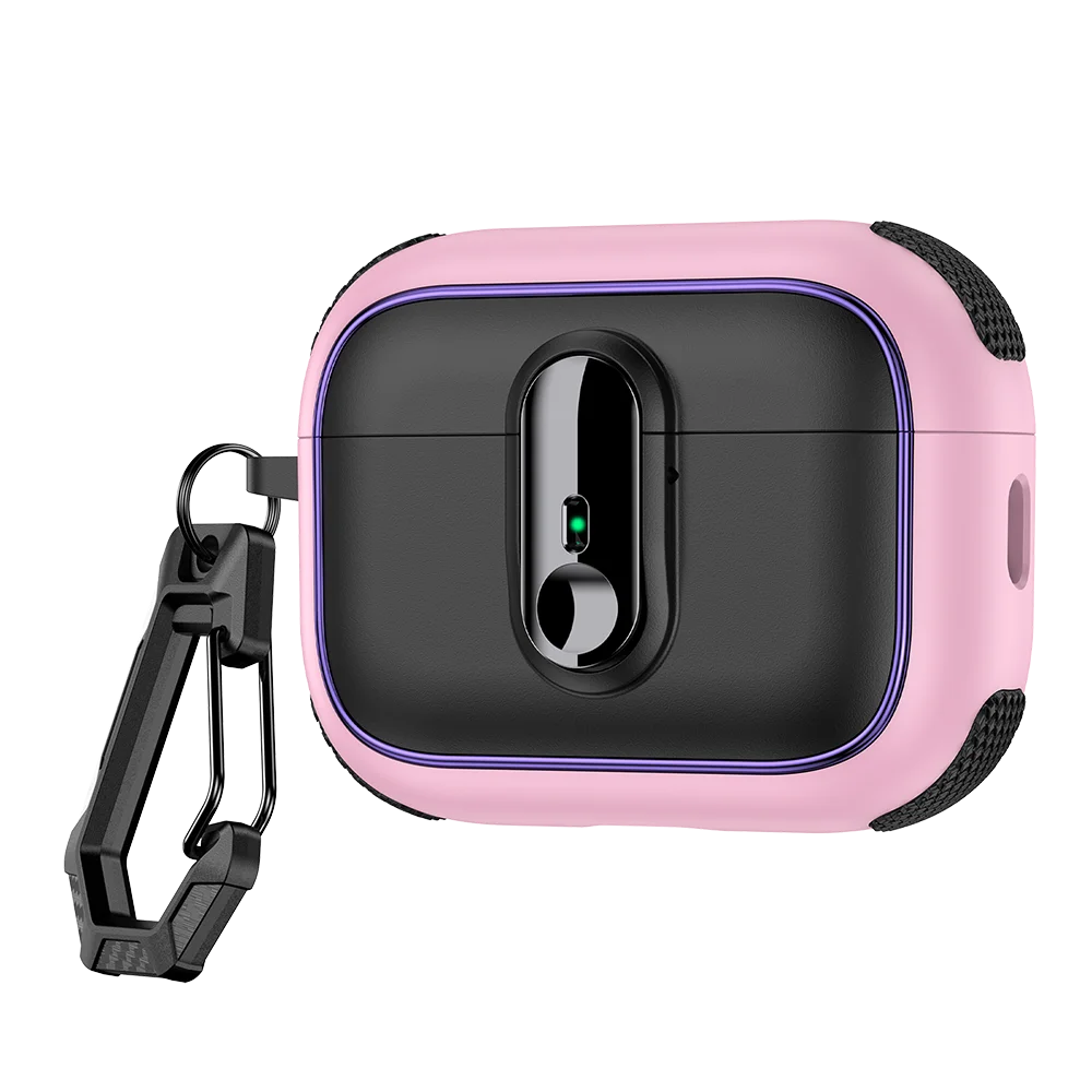 PureGuardCases Armor Lock Shockproof Case for AirPods