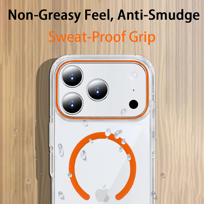 Ultra Slim Clear Magnetic Case for iPhone 13-17 & Air - Product View 2