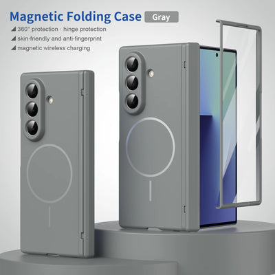 PureGuardCases Magnetic Hinge Protection Case for Samsung Galaxy Z Fold