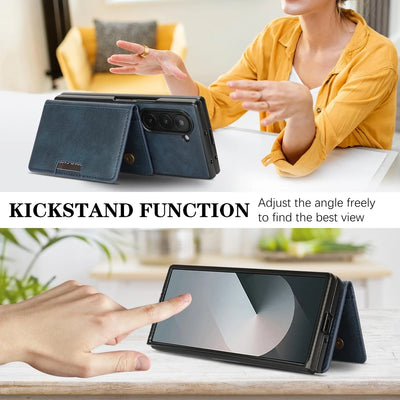 PureGuardCases 2-in-1 Magnetic Wallet Case for Samsung Galaxy Z Fold